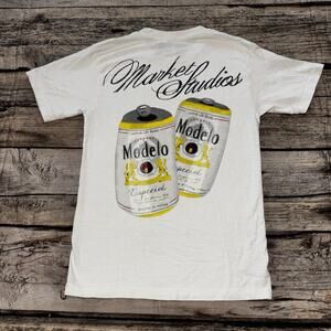 Market Studios X Modelo Beer Collab T Shirt Mens Size Small